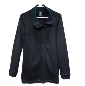 REI Co-op Knit Jacket Women's Large Black Zip Up